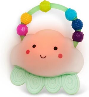 61ABi88yLBL._AC_SL1500 Baby Light-Up Cloud Rattle- Teething Rattle Toys for Babies 3 Months +