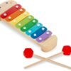 61HOXcI98SL._AC_SL1500 Caterpillar Xylophone Musical Toy With Wooden Mallets 15.25" x 6.5" x 1.5 - For Toddlers,Ages 3+,Blue