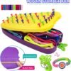 Friendship Bracelet Making Kit Toys, Ages 7 8 9 10 11 12 Year Old Girls Gifts Ideas, Birthday Present for Teen Girl, Arts and Crafts String Maker Tool, Bracelet DIY, Kids Travel Activity Set