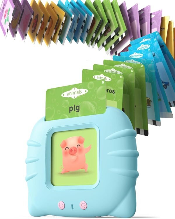 71355Vo-IqL._AC_SL1500 Talking Flash Cards for Toddler 1 2 3 4 Year Olds, Language Learning Toys, Pocket Speech Therapy Toys, Autism Toys, Montessori Toys with 224 Words, Children's Sensory Learning Educational Toys