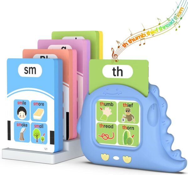 716prLpeY2L._AC_SL1500 Talking Flash Cards for Toddler 1 2 3 4 Year Olds, Language Learning Toys, Pocket Speech Therapy Toys, Autism Toys, Montessori Toys with 224 Words, Children's Sensory Learning Educational Toys