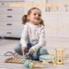 71tK5z7bx8L._AC_SL1500 Toddler Musical Instruments, Montessori Baby Musical Instruments for Toddlers 1-3, Wooden Musical Toys with Modern Boho Xylophone for 1 2 3 Year Old Kids Preschool Educational Birthday Gift