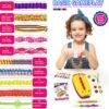 Friendship Bracelet Making Kit Toys, Ages 7 8 9 10 11 12 Year Old Girls Gifts Ideas, Birthday Present for Teen Girl, Arts and Crafts String Maker Tool, Bracelet DIY, Kids Travel Activity Set