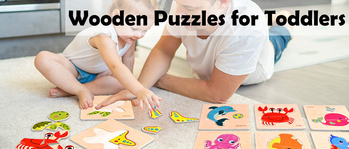 Wooden Puzzles for Toddlers