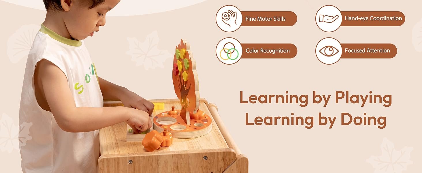 color sorting sensory toys